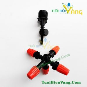 Bép phun sương 5 cửa chân ren 21mm